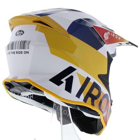 Airoh Twist 2.0 crosshelm Lift blauw oranje