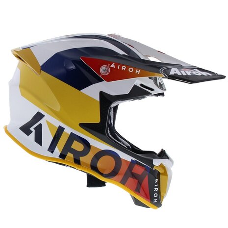 Airoh Twist 2.0 crosshelm Lift blauw oranje