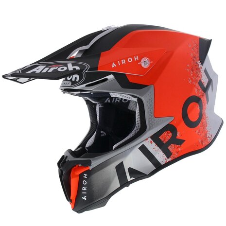 Airoh Twist 2.0 crosshelm Bit mat oranje