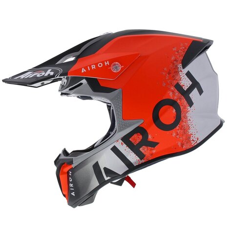 Airoh Twist 2.0 crosshelm Bit mat oranje