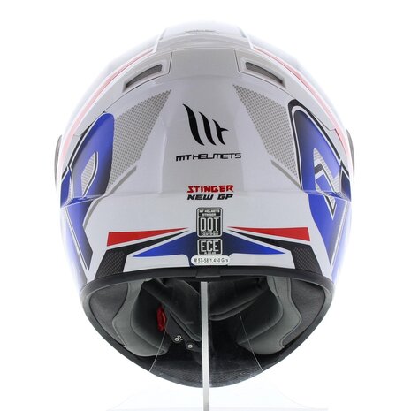 MT Stinger Integraalhelm GP Rood blauw