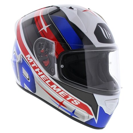 MT Stinger Integraalhelm GP Rood blauw