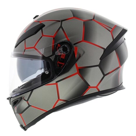 AGV K5-S Vulcanum Motorhelm rood