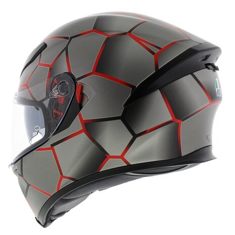 AGV K5-S Vulcanum Motorhelm rood