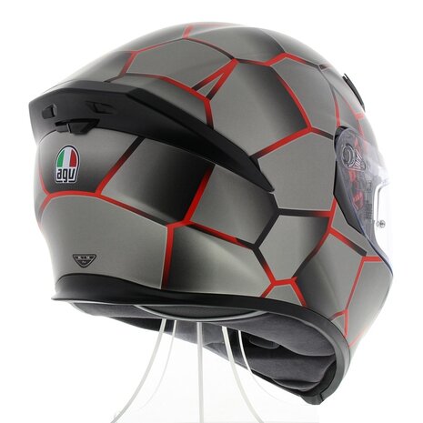 AGV K5-S Vulcanum Motorhelm rood