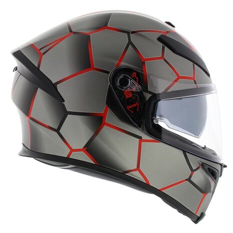AGV K5-S Vulcanum Motorhelm rood