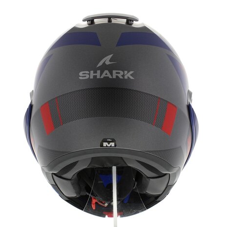 Shark EVO ES Kryd mat antraciet blauw rood