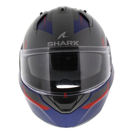 Shark EVO ES Kryd mat antraciet blauw rood