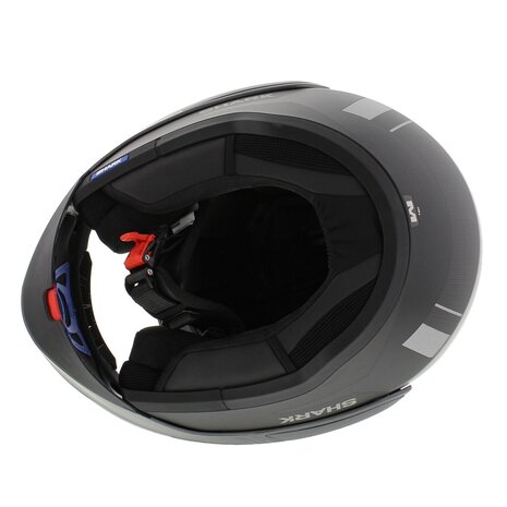 Shark EVO ES Kryd mat zwart antraciet zilver - Maat S