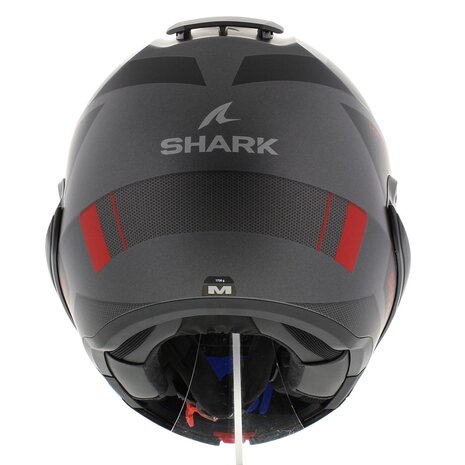 Shark EVO ES Kryd mat antraciet zwart rood - Maat XS