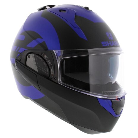 Shark EVO ES Kedje mat zwart blauw