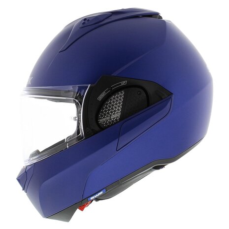Shark EVO-GT systeemhelm motorhelm mat blauw