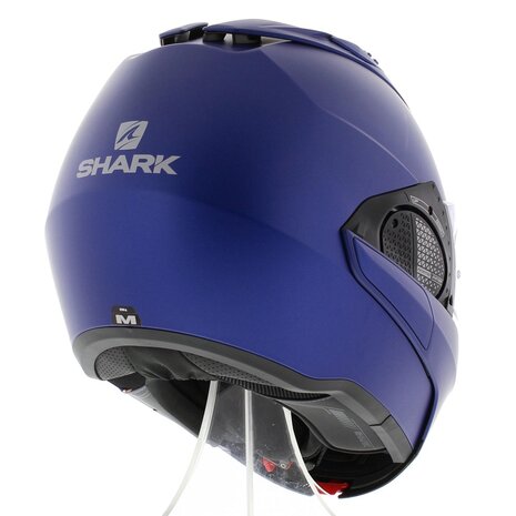 Shark EVO-GT systeemhelm motorhelm mat blauw