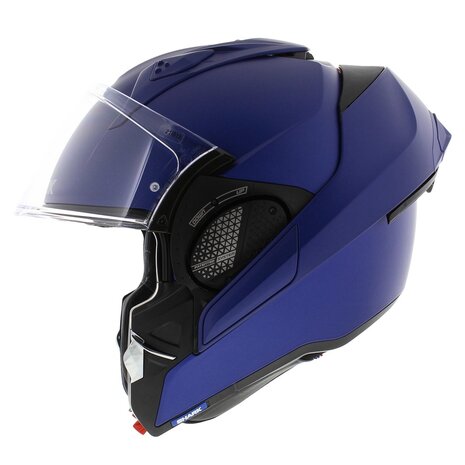 Shark EVO-GT systeemhelm motorhelm mat blauw