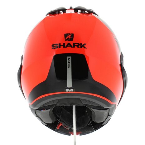 Shark EVO-GT systeemhelm motorhelm Sean oranje zwart zilver
