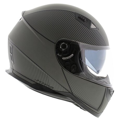 Jopa Sonic integraal helm mat grijs zwart met zonnevizier - Maat M