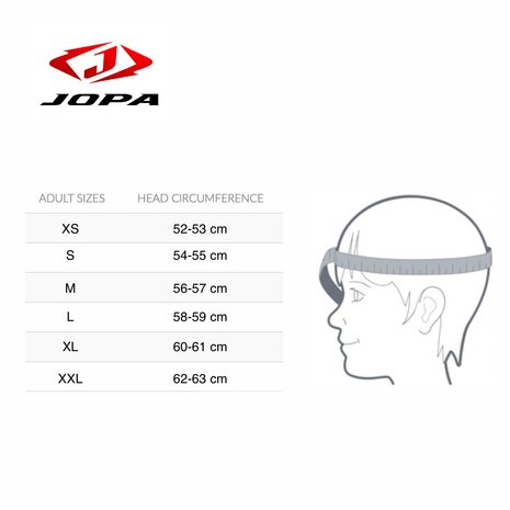 Jopa Sonic integraal helm mat zwart met zonnevizier