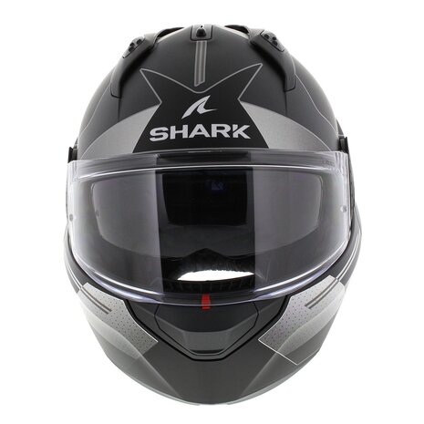 Shark EVO-GT systeemhelm motorhelm Tekline mat zwart antraciet