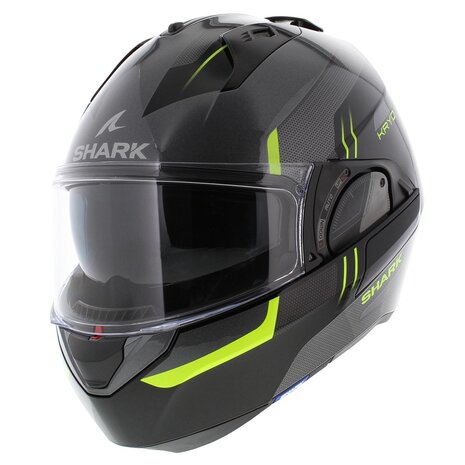 Shark EVO ES Kryd antraciet zwart geel - Maat XS