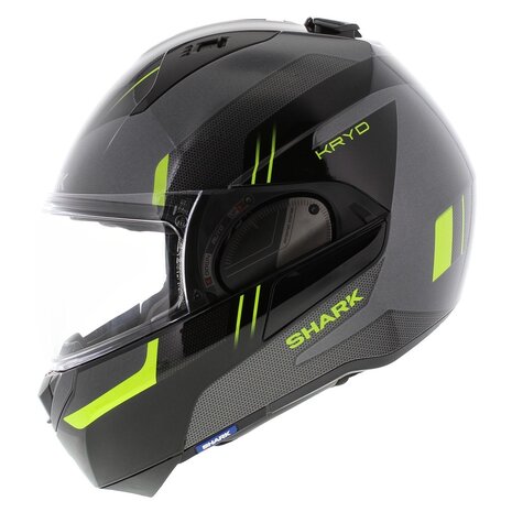 Shark EVO ES Kryd antraciet zwart geel - Maat XS