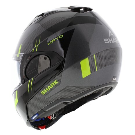 Shark EVO ES Kryd antraciet zwart geel - Maat XS