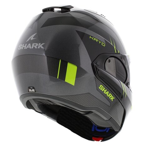 Shark EVO ES Kryd antraciet zwart geel - Maat XS