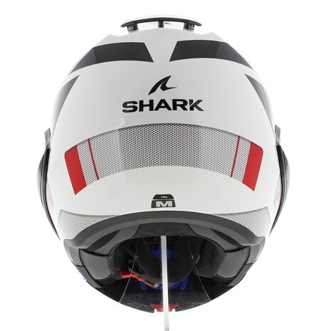Shark EVO ES Kryd wit zwart rood - Maat XS