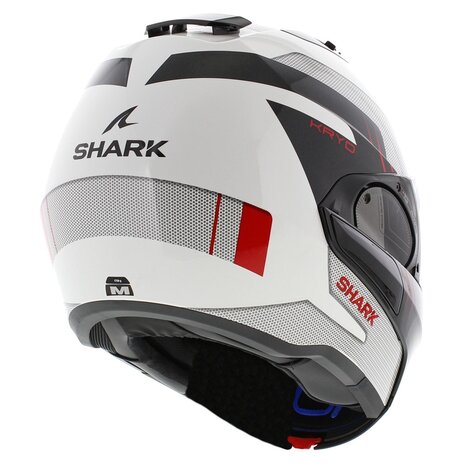 Shark EVO ES Kryd wit zwart rood - Maat XS