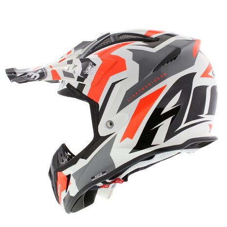 Airoh Aviator Ace crosshelm Swoop glans zwart oranje wit