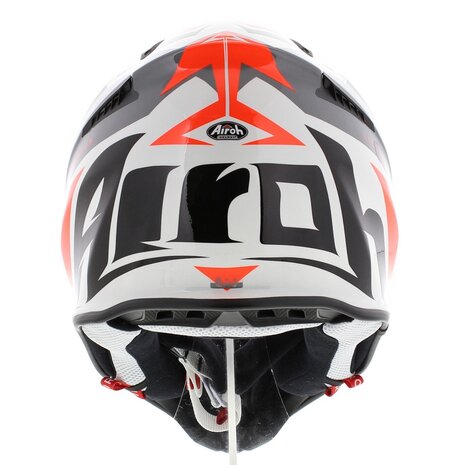 Airoh Aviator Ace crosshelm Swoop glans zwart oranje wit
