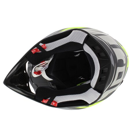 Airoh Aviator Ace crosshelm Swoop mat zwart antraciet geel