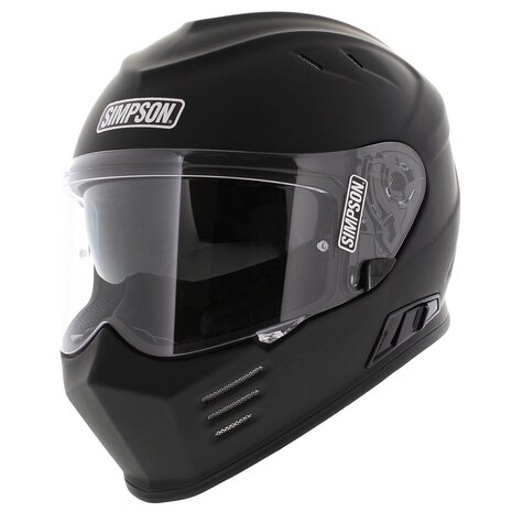 Simpson Venom Integraalhelm mat zwart