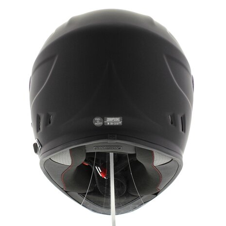 Simpson Venom Integraalhelm mat zwart