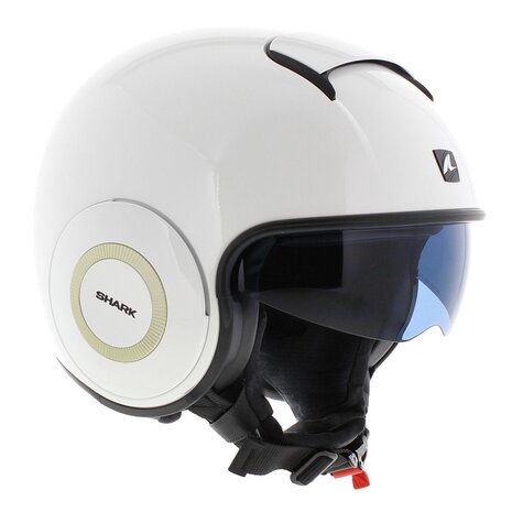 Shark jethelm Nano wit - Maat XS
