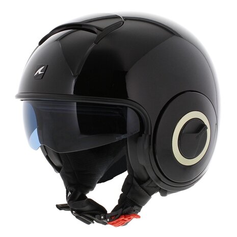 Shark jethelm Nano zwart - Maat XS