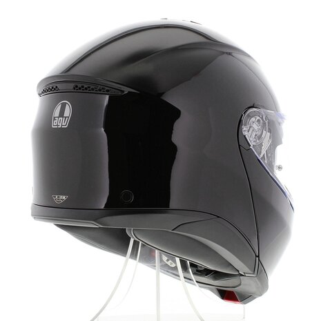 AGV Tourmodular motorhelm mono glans zwart systeemhelm