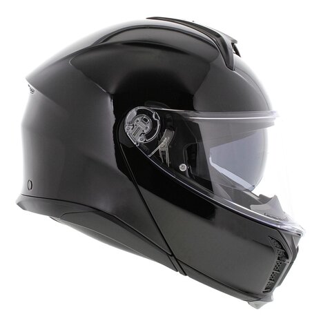 AGV Tourmodular motorhelm mono glans zwart systeemhelm