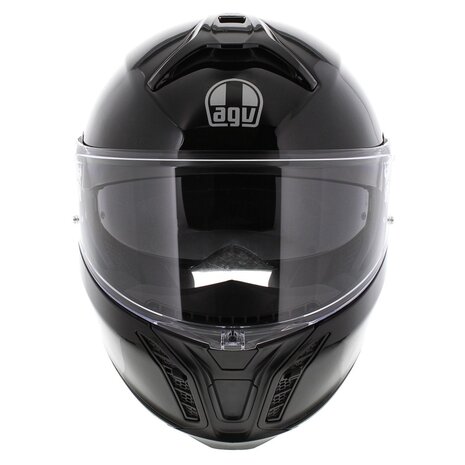 AGV Tourmodular motorhelm mono glans zwart systeemhelm