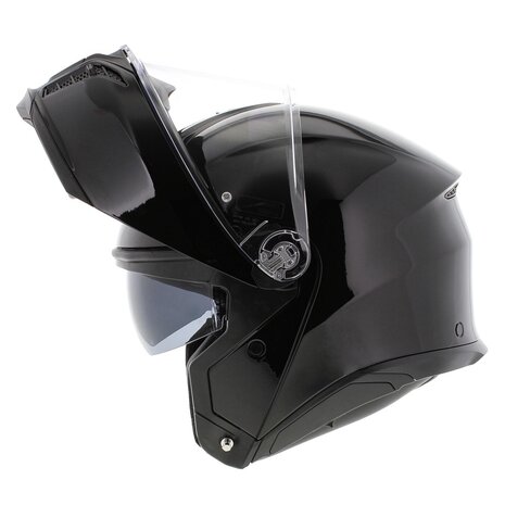 AGV Tourmodular motorhelm mono glans zwart systeemhelm