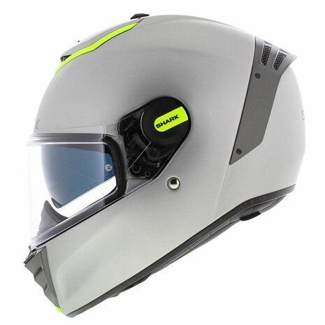 Shark Spartan RS Blank SP mat zilver geel - Maat XXL