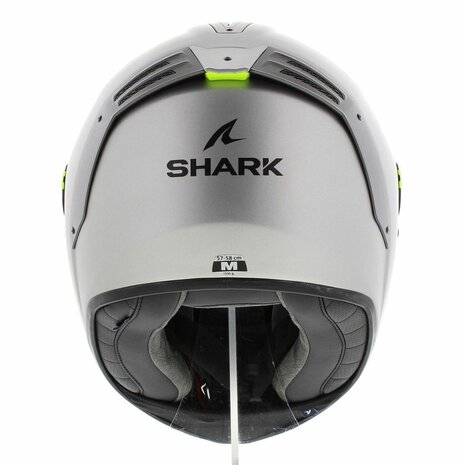 Shark Spartan RS Blank SP mat zilver geel