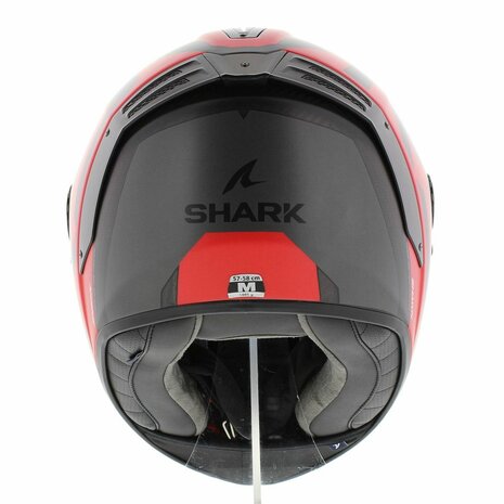 Shark Spartan RS carbon Shawn motorhelm mat zwart rood