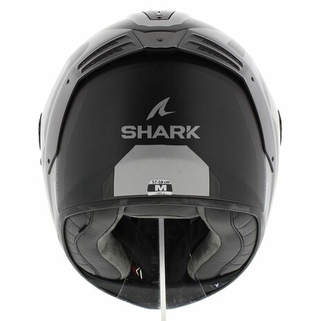 Shark Spartan RS carbon Shawn motorhelm mat zwart zilver