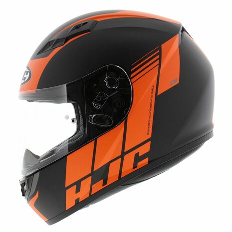 HJC CS15 Mylo motorhelm scooterhelm mat zwart oranje