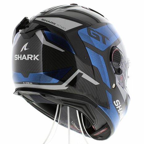 Shark Spartan GT Pro Carbon Ritmo glans zwart blauw
