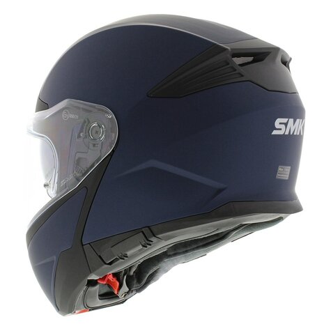 SMK Gullwing systeemhelm mat blauw