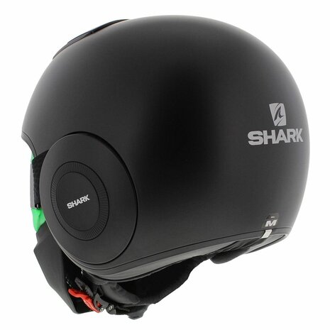 Shark Street Drak helm mat zwart groen - Maat XS - Special Edition met gratis extra zwart antraciet mondstuk