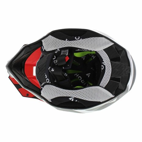 Airoh Crosshelm Twist 2.0 Shaken glans rood antraciet zwart
