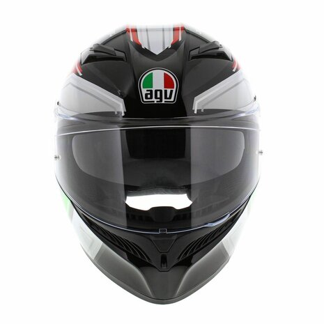 AGV K3 motorhelm Wing glans zwart Italy