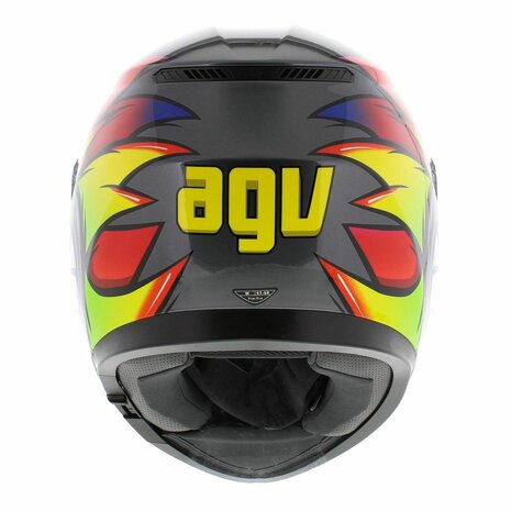 AGV K3 motorhelm Birdy 2.0 grijs geel rood